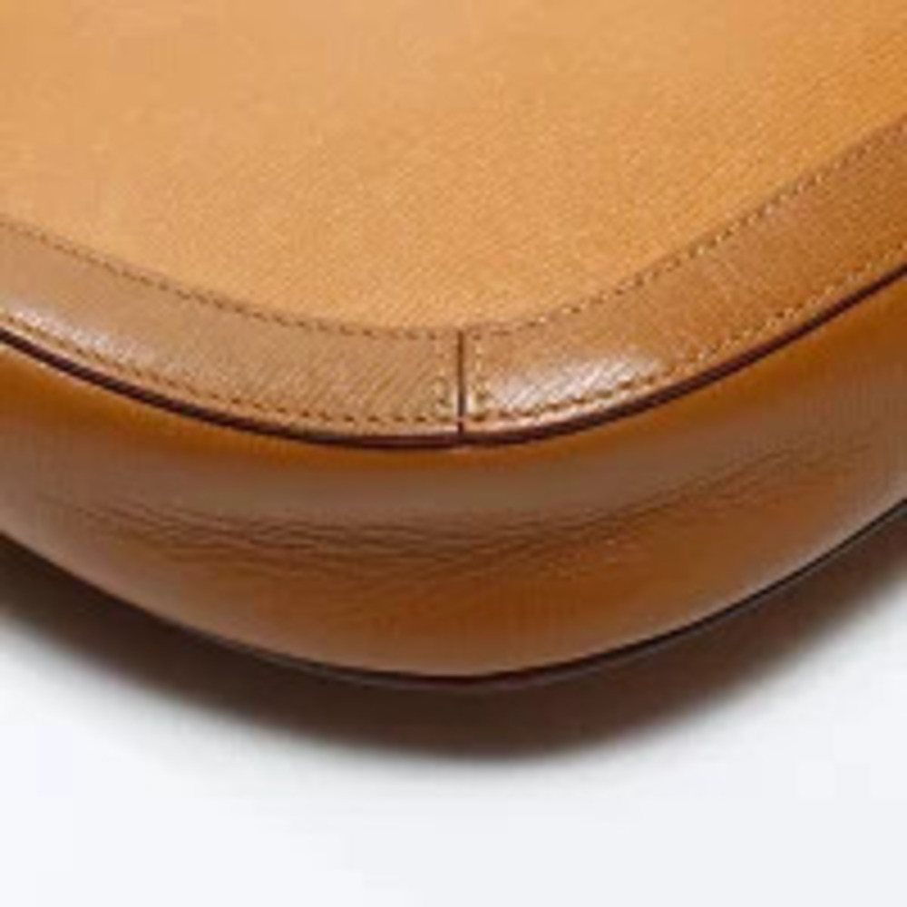 Gucci leather brown shoulder logo bag - Picture 6 of 13